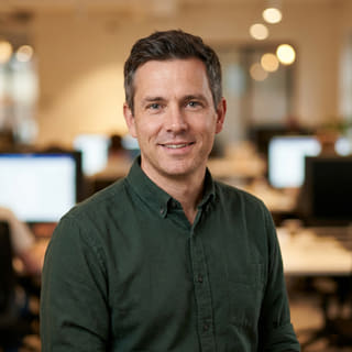 Daniel Carter, listed as Chief Technology Officer at Sovrantis, in a profile image