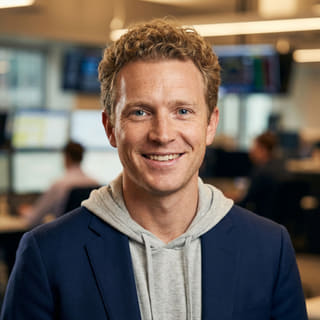 Ryan Brooks, listed as Lead Trading Analyst at Sovrantis, in a profile image